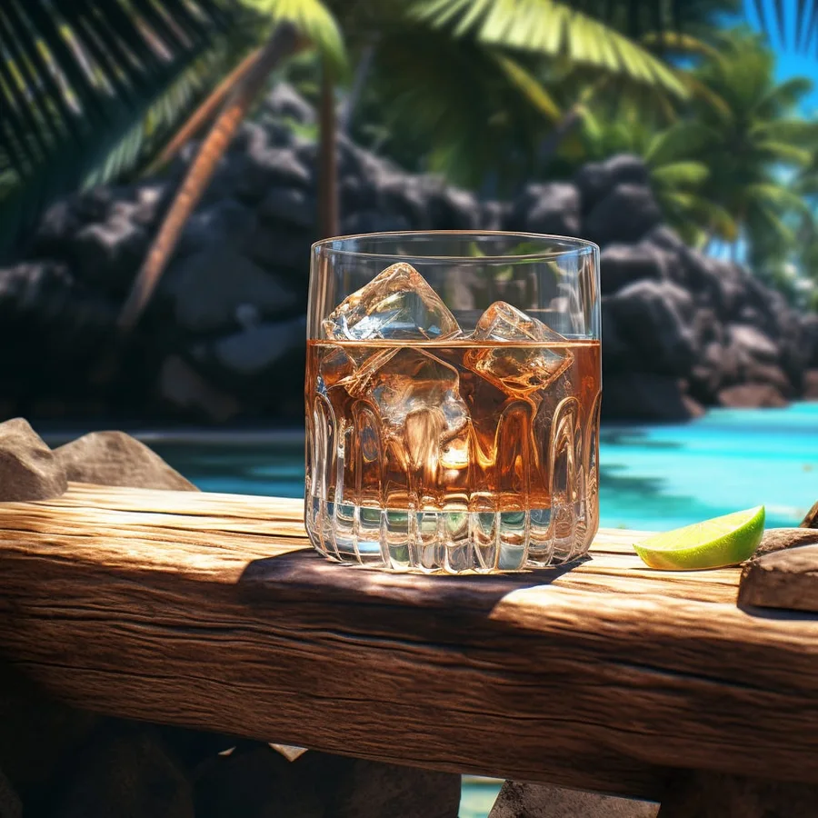 Progress Rum on the rocks