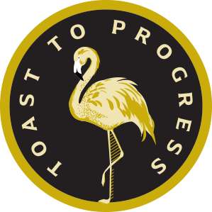 Progress Rum — Toast to Progress badge
