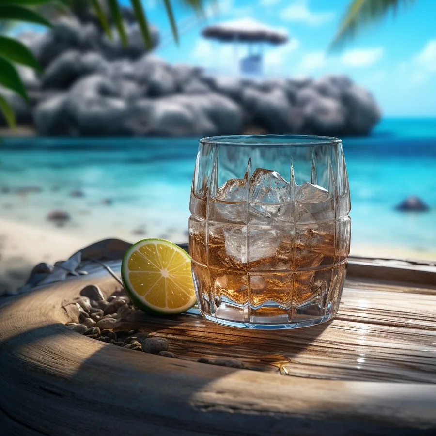 Tropical Sunset cocktail